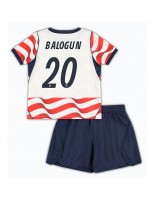 Spojené státy Folarin Balogun #20 Domácí dres pro děti MS 2026 Krátký Rukáv (+ trenýrky)
